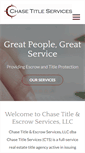 Mobile Screenshot of chasetitleservices.com